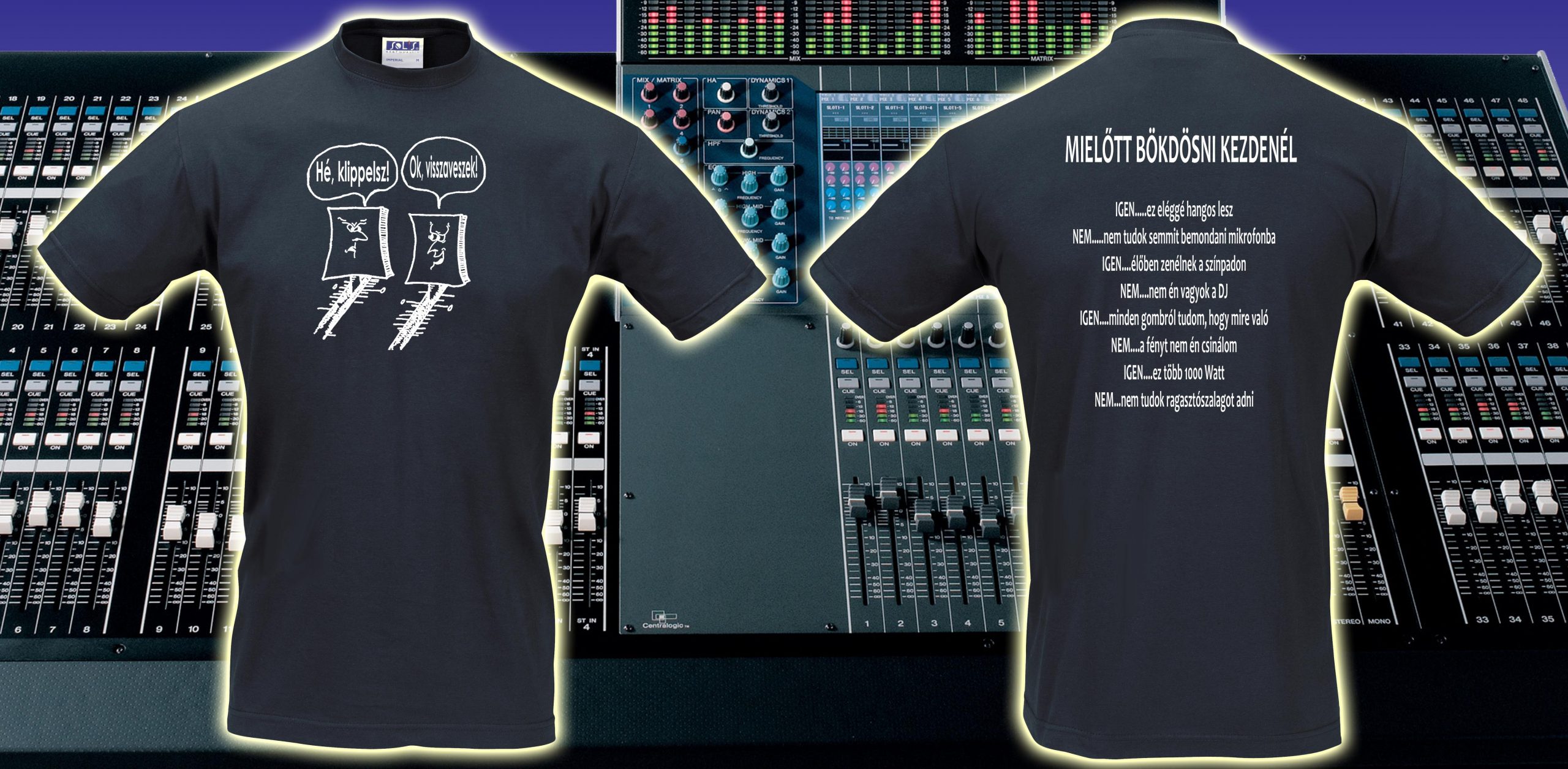 Hangtechnikus póló