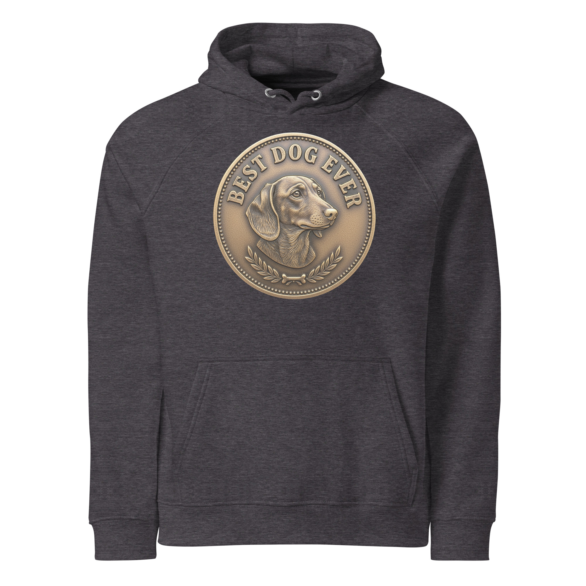 Best dog ever / Unisex eco raglan hoodie - Image 29
