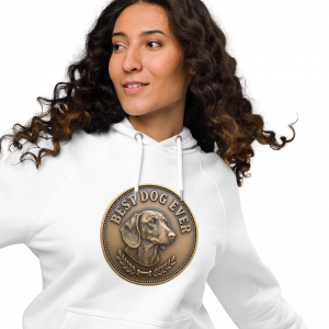 Best dog ever / Unisex eco raglan hoodie