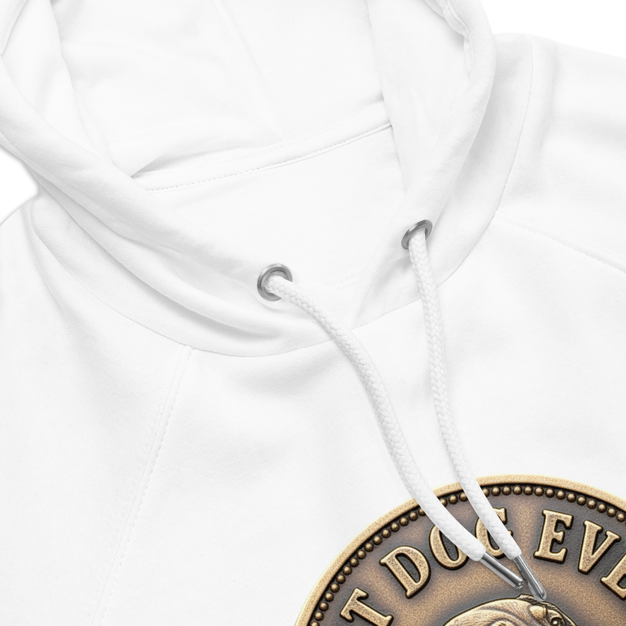 Best dog ever / Unisex eco raglan hoodie - Image 5