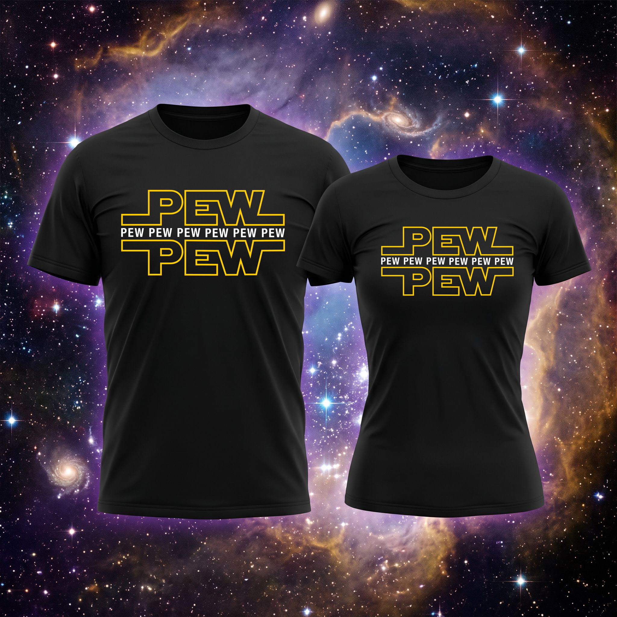 Pew Pew póló - Star Wars páros akció